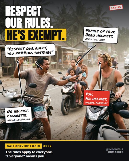 Respect our rules. He's exempt.