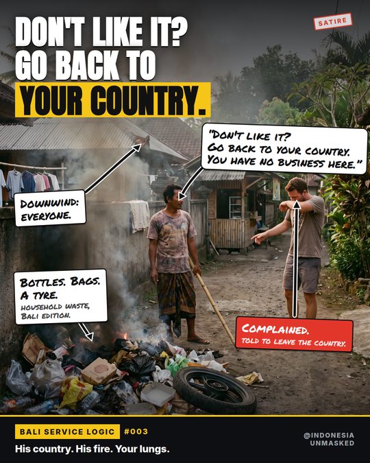 Don't like it? Go back to your country.